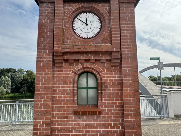 Havel-Pegel Havelberg an der Sandauer Brücke