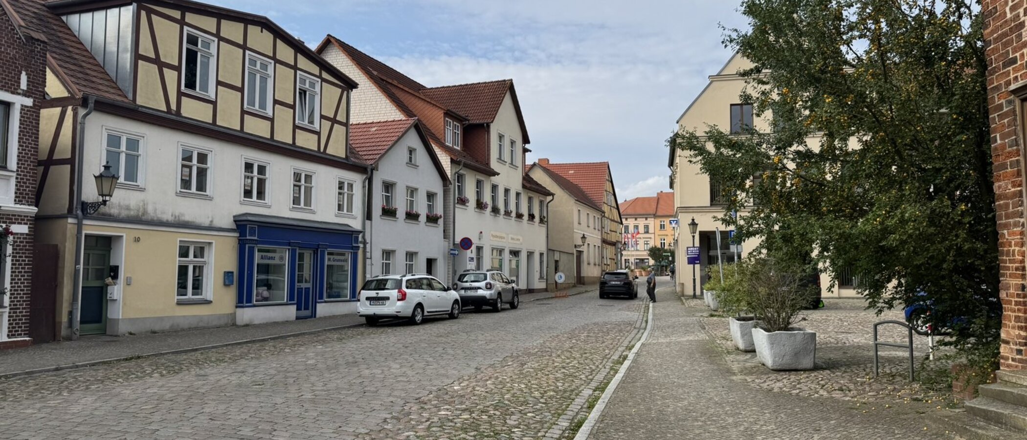 Kirchstraße Havelberg auf der Stadtinsel