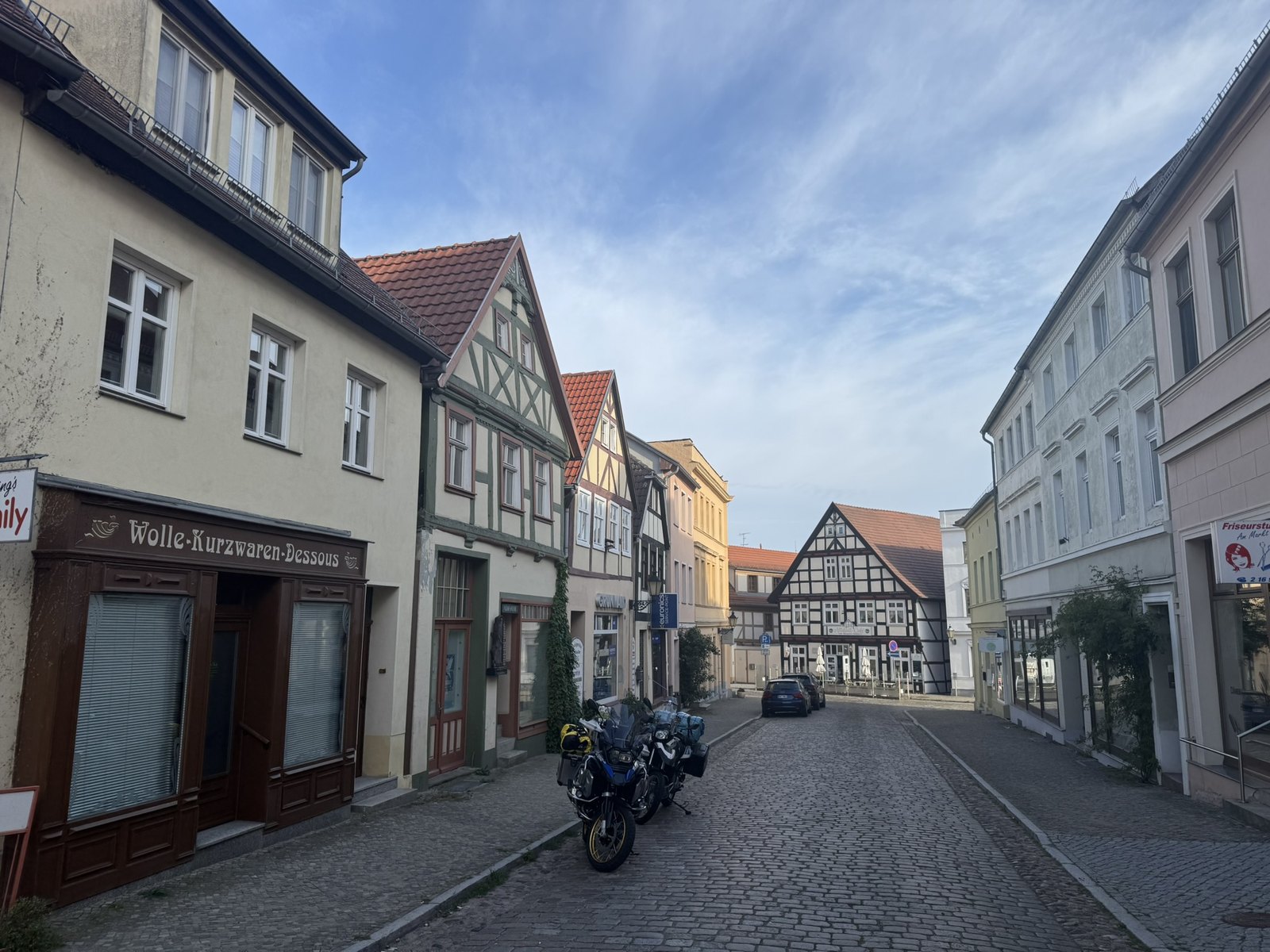 Scabellstraße Havelberg vom Markt Richtung Altstadtcafé (2026)