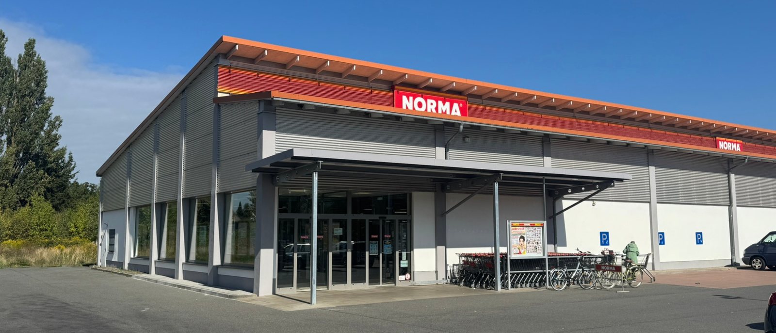 NORMA Havelberg, Eingang an der Neustädter Straße