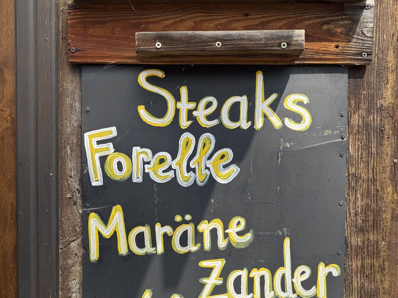 Speisekarte Zur Güldenen Pfanne