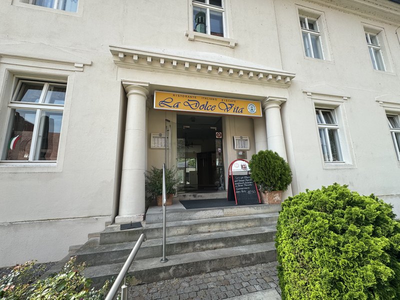 Eingang Ristorante La Dolce Vita Domplatz Havelberg