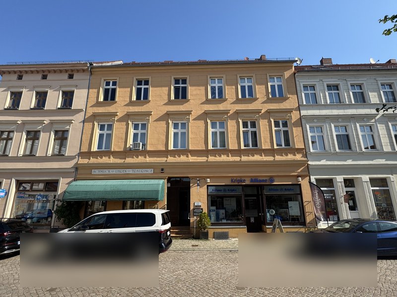 Straßenansicht des Hauses am Markt