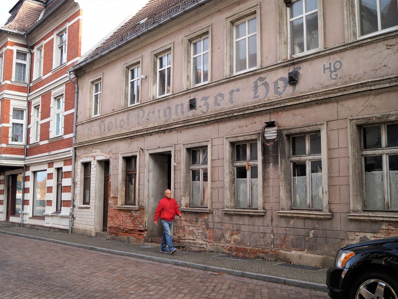 Ehemaliges Hotel Prignitzer Hof in der Steinstraße in Havelberg, 1990er-Jahre